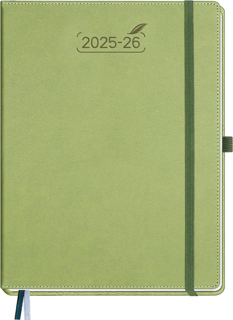 Wochenplaner Tagebuch A4 Wochenansicht 285 x 215 cm Großer vertikaler Wochenplaner 100 g/m² Papier monatliches Register Terminbuch 25 Stifthalter...
