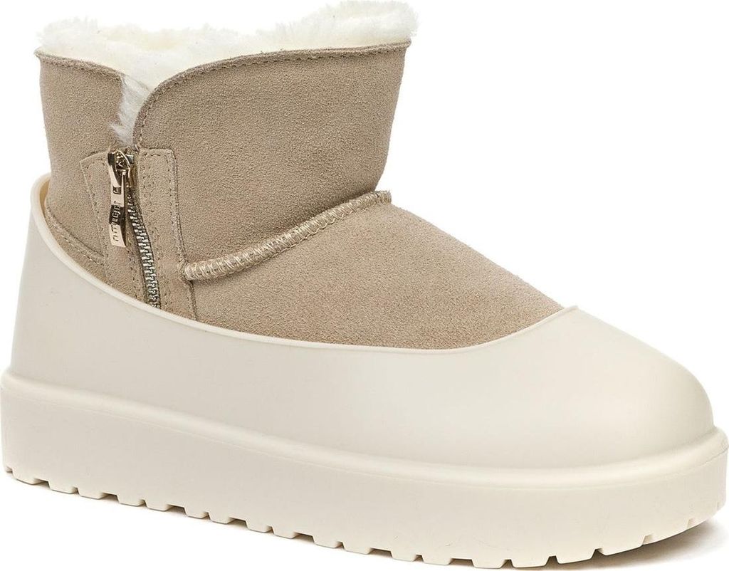 Keddo Damen Stiefeletten 848065/1802 Farbe: Beige Größe: 36