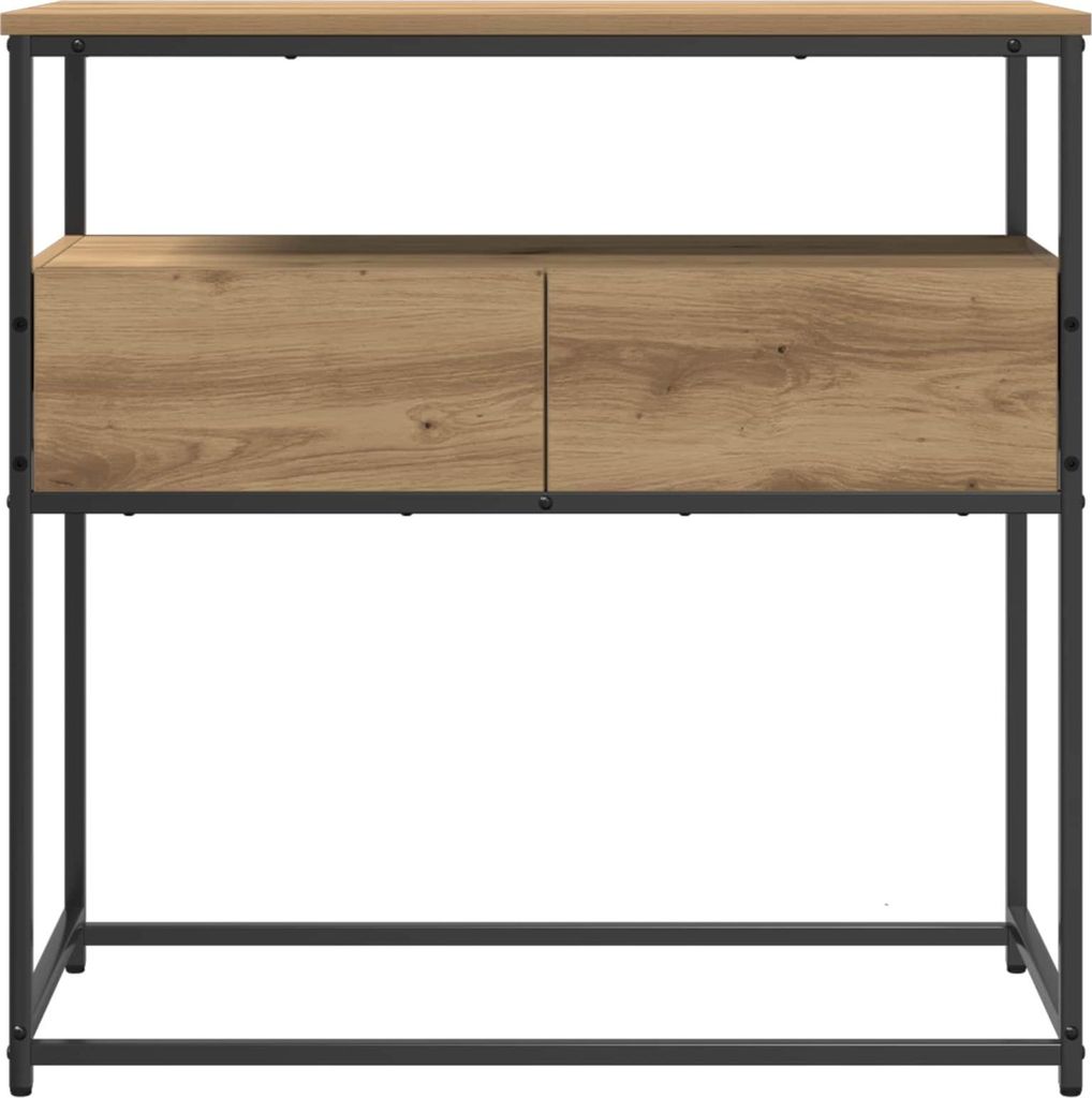 "Winterschlussverkauf "Nachttisch Elegantes Design - Beistelltisch - Konsolentisch Artisan-Eiche 75x40x75 cm Holzwerkstoff NeuMöbel 7471311