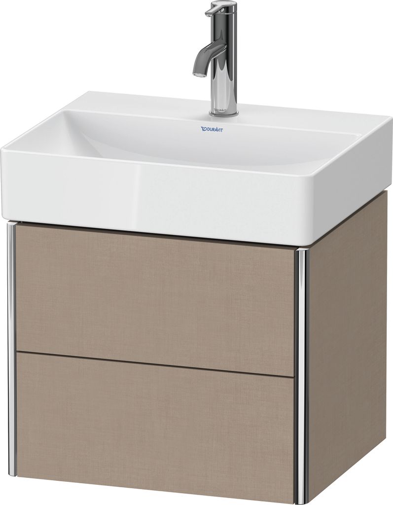 Duravit XSquare Waschtischunterbau Compact, wandhängend, 2 Schubkästen, 484x397x390mm, XS430507575