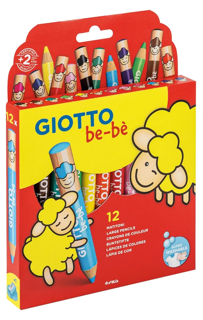 Boîte de 12 crayons de couleur pour le coloriage et les arts plastiques
