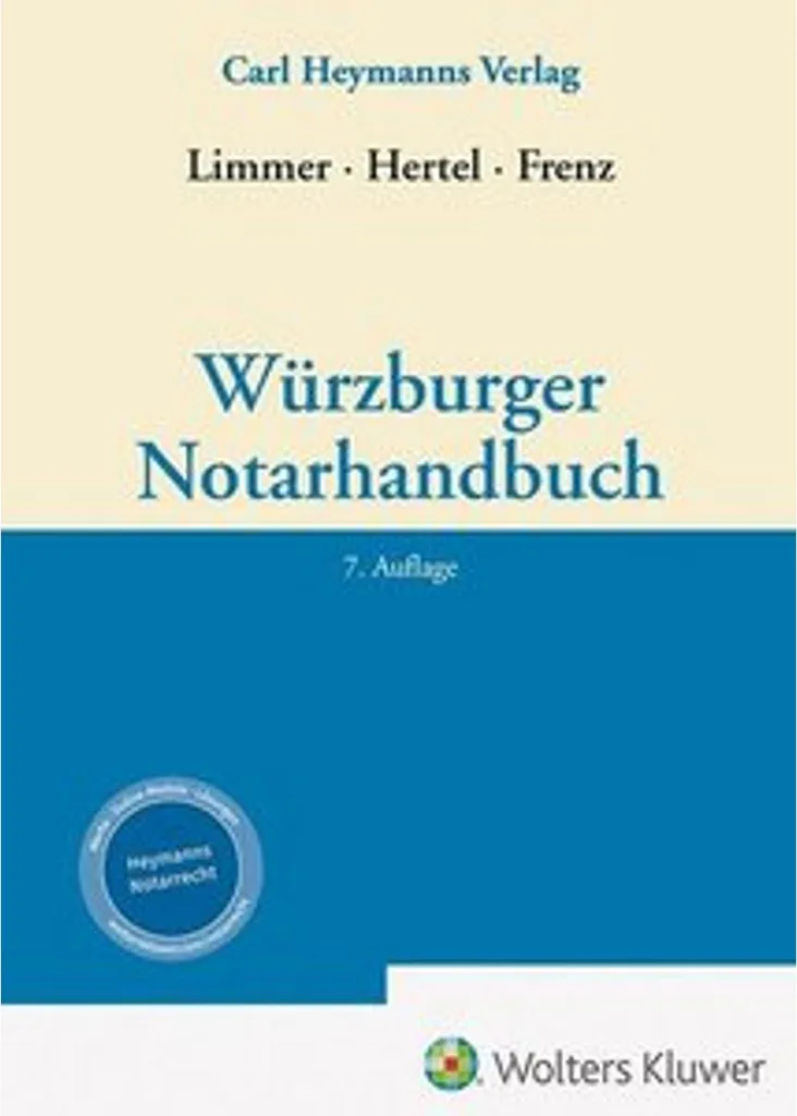 Livre Ancien Manuel du notaire de Würzburg - Ouvrage de Droit et Histoire Rare