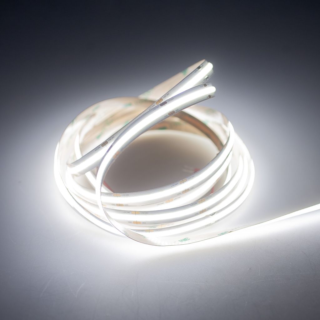 LED Strip COB Pro 384 Kaltweiß (6000k) 48W 5 Meter 24V IP20 Produktbild 