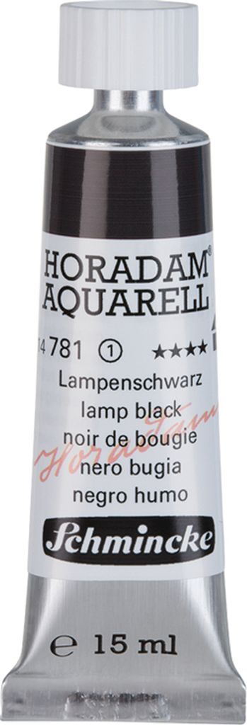 Schmincke 15ml HORADAM Aquarell Lampenschwarz Aquarell 14 781 006