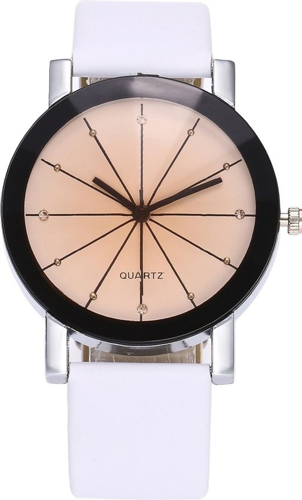 Stylische Lara Herrenuhr in Weiß - Perfekt für Alltag und Arbeit KP14662