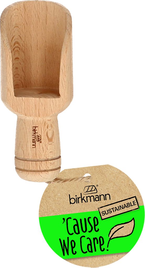 BIRKMANN Holzschaufel, 10 cm x B 4 cm, aus Buchenholz, 889262