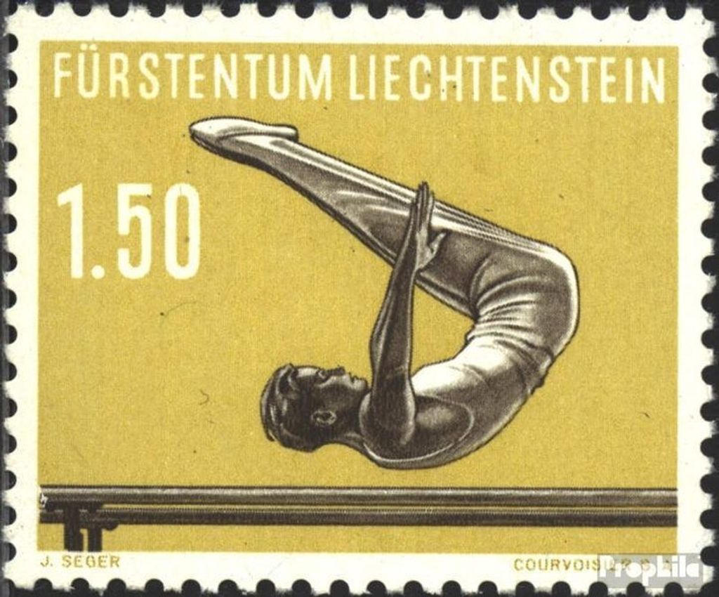 Briefmarken Liechtenstein 1957 Mi 356 postfrisch Sport