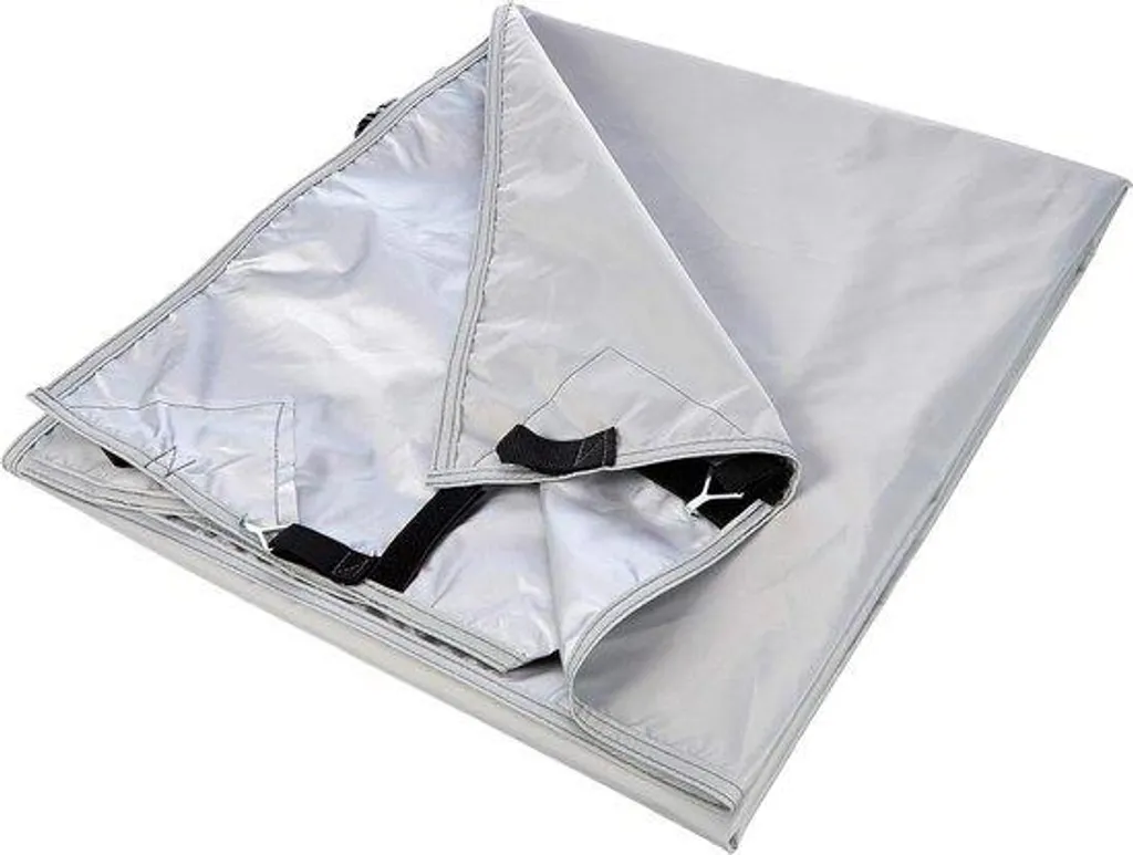 Pare-soleil protection UV 50+ pour tente 3x3 avec paroi latérale métal