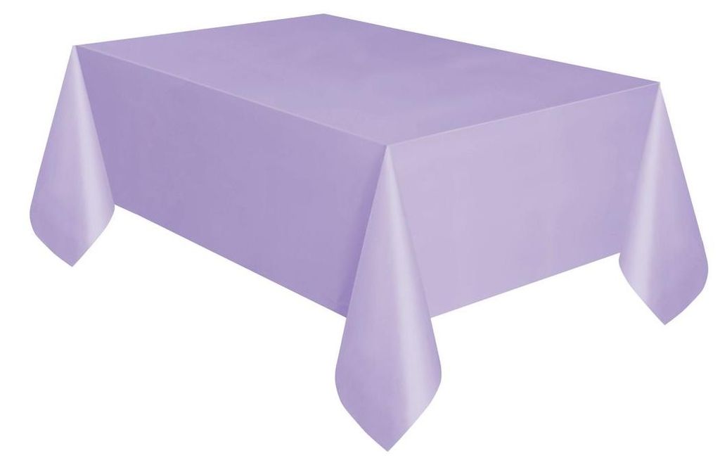 Nappe en plastique rectangulaire lavande - taille unique Image du produit 