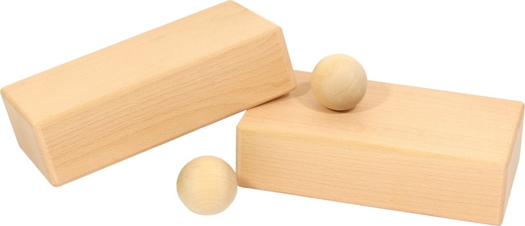 Professionelles Yoga-Set |Set aus 4 Elementen | Holzklötze Produktbild 