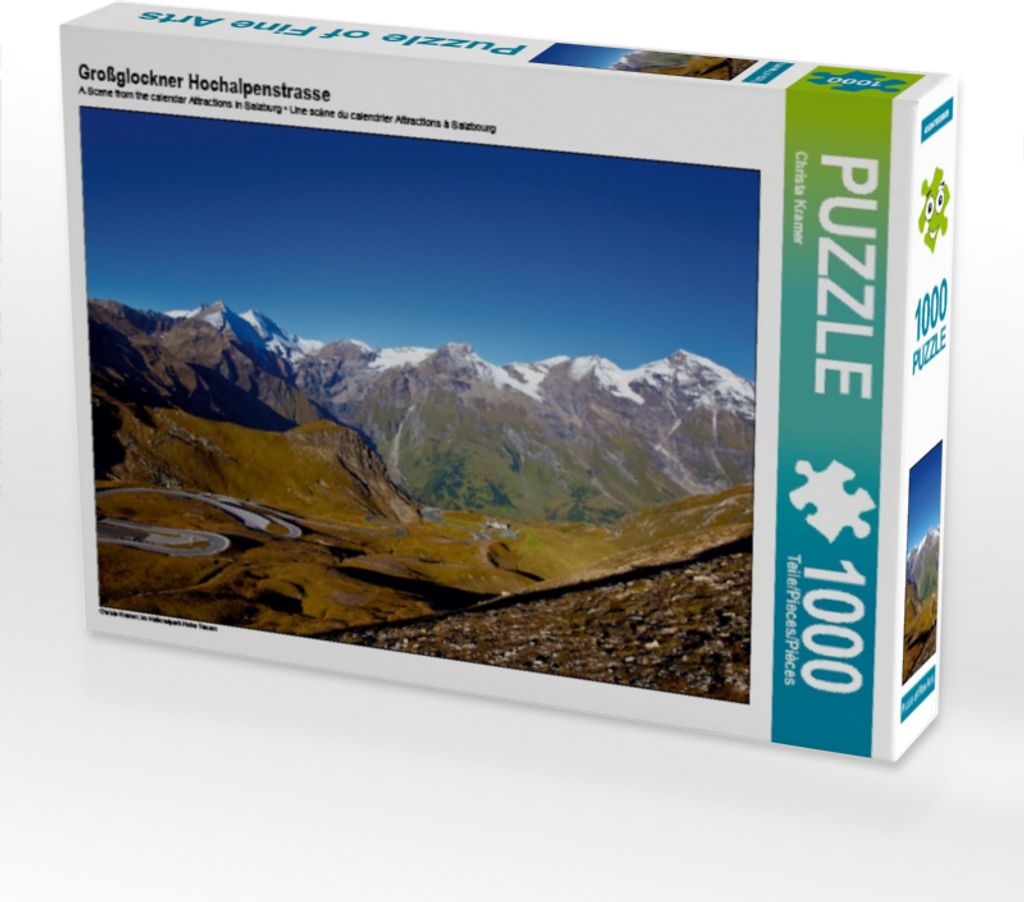Calvendo Großglockner Hochalpenstrasse 1000 Teile Puzzle quer 640x480mm, Kramer Christa; 7449826