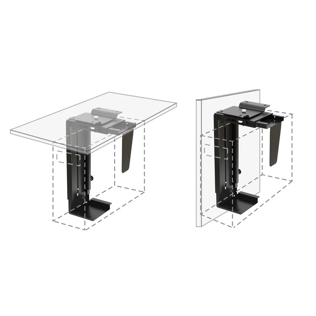 Support PC tout-en-un Value 17.99.1501 noir pour écran de workstation
