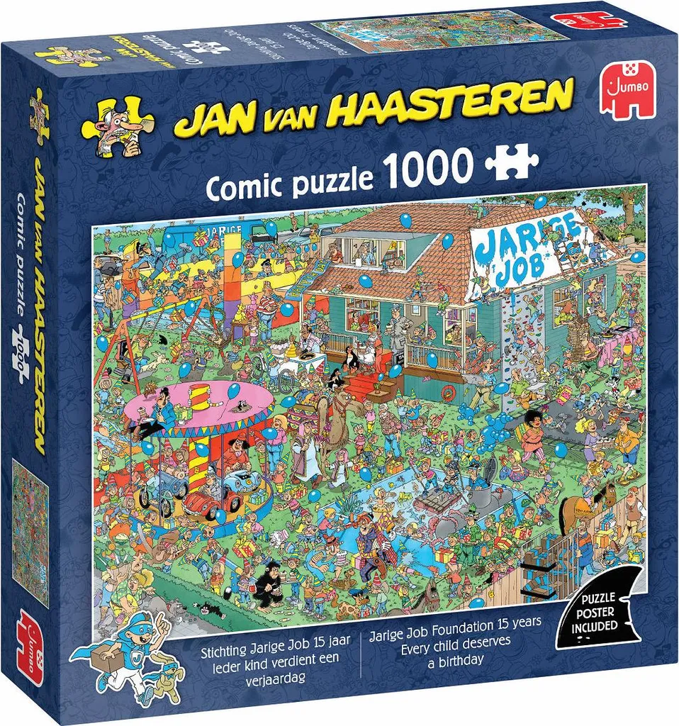 Puzzle 1000 pièces Jan van Haasteren idéal pour soirée détente en famille