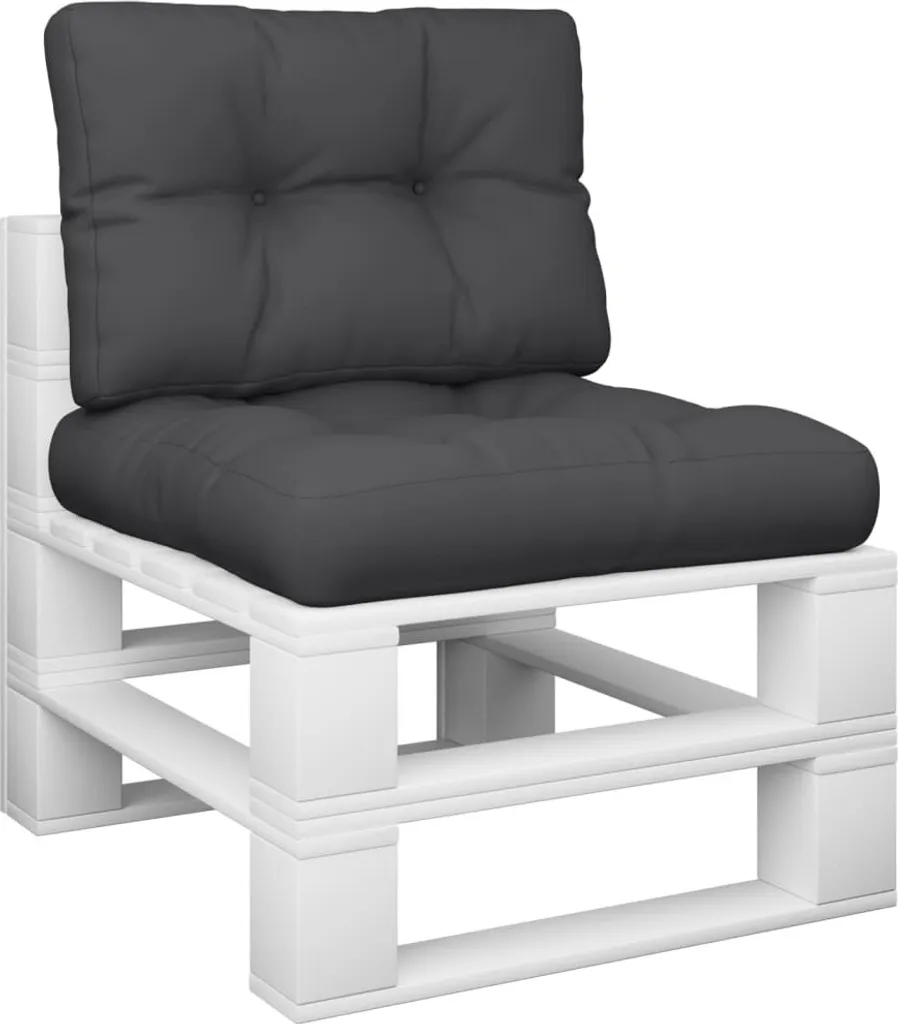 Offerta Set 2 Cuscini Pallet vidaXL Neri - Comfort Esterno Imbattibile