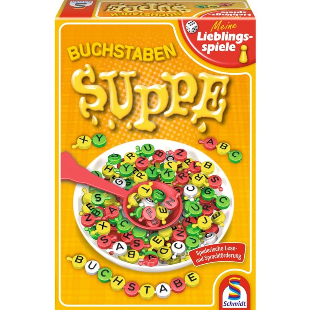 Schmidt Spiele Buchstabensuppe, Multi, 19 cm, 27,5 cm, 6,7 Produktbild 