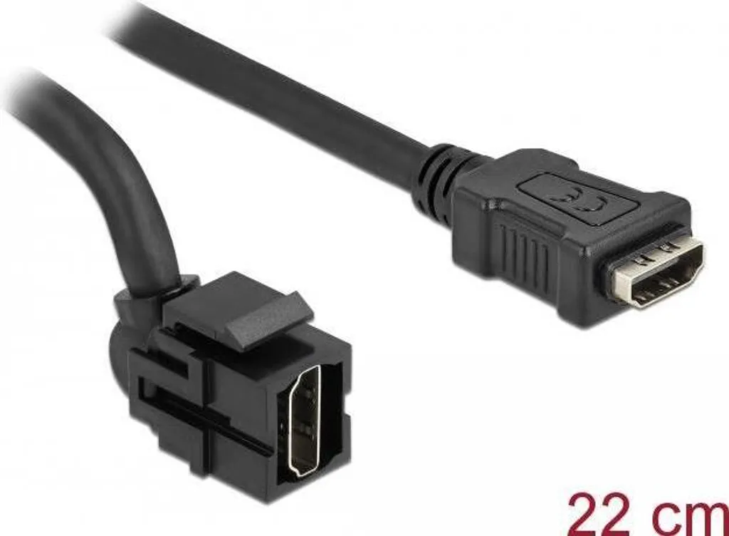 Modulo Keystone Delock 86328: Bridge HDMI 4K con Pigtail Flessibile