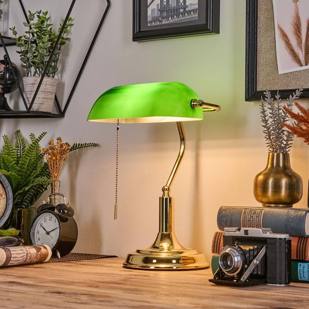 Mezzovilla Tischlampe aus Metall/Glas in Produktbild 