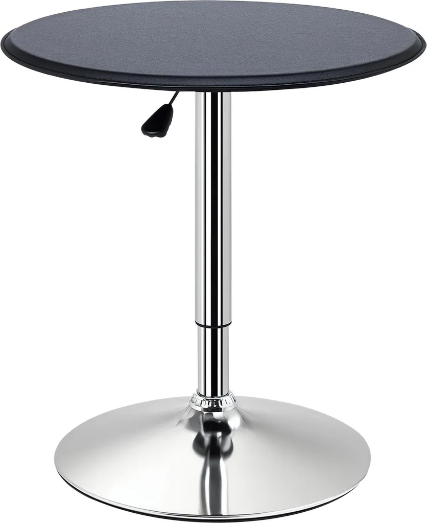 Table de repas bois noir et argent stable et facile à monter - Design