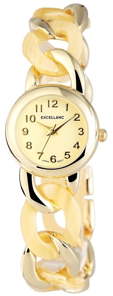 Excellanc Damenuhr mit Metallkettenarmband