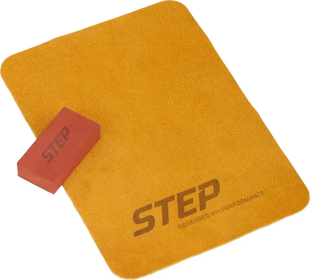 Pierre de rodage et chiffon CCM Step : kit de précision pour lames