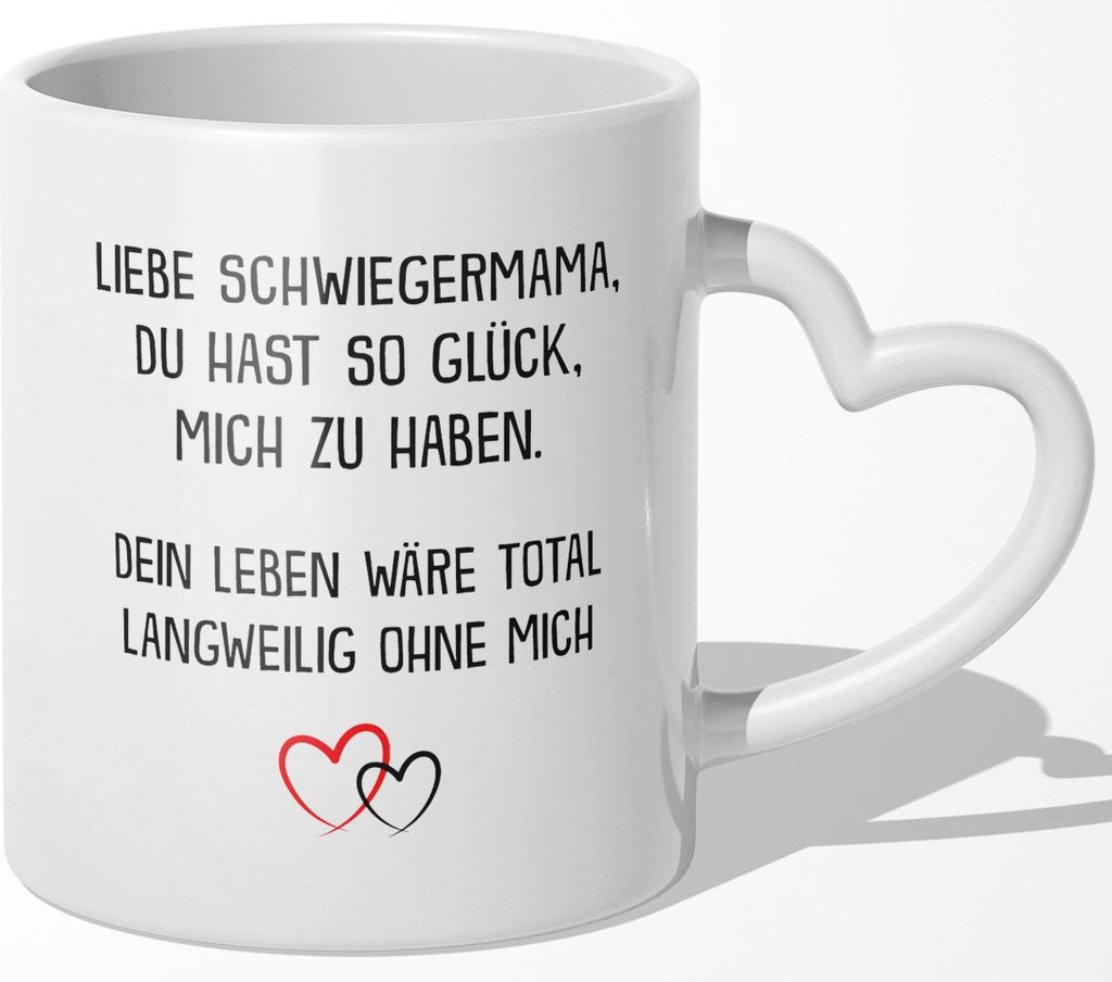 22Feels Schwiegermama Geschenk Hochzeit Frauen Tasse Mutter der Braut des Bräutigams Schwiegermutter Geburtstag Weihnachten Kaffeetasse Haferl Bes...