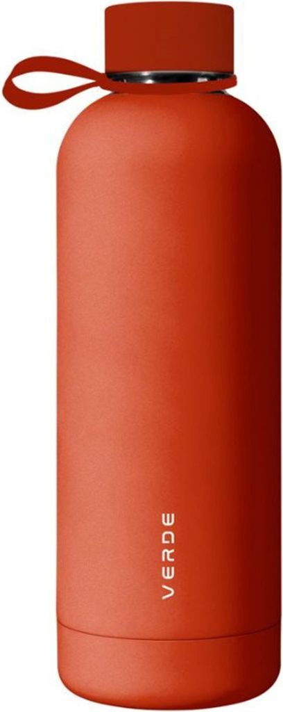 Roter Thermobecher aus der Serie Verde mit einem Fassungsvermögen von 500 ml