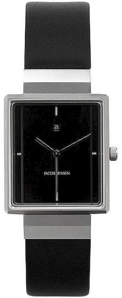 Montre Femme Jacob Jensen 895 : Design Rectangulaire Minimaliste Chic