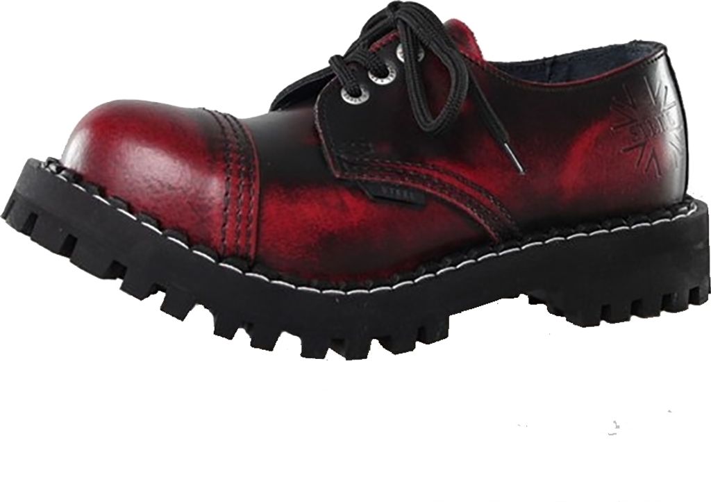 Steel - Rub Off, 3-Loch Boots