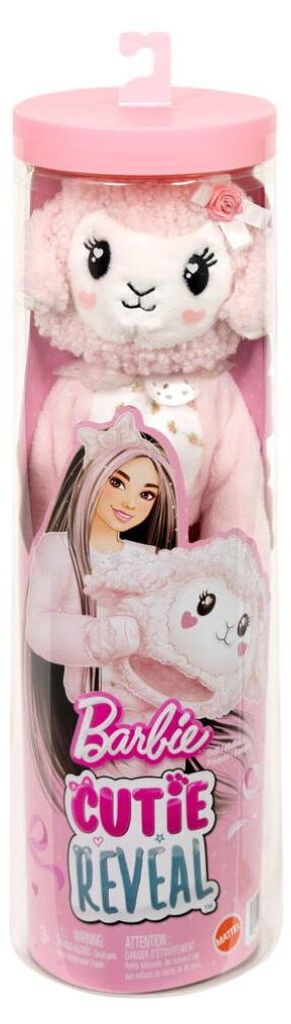 Mattel Barbie Puppe Spielzeug - Reveal Cutie Reveal Sweet Bows Pink Lamb