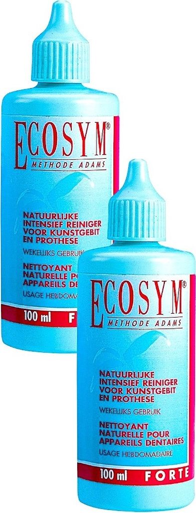 2x Ecosym Weekly Prothesen - Reiniger 2x 100 ml