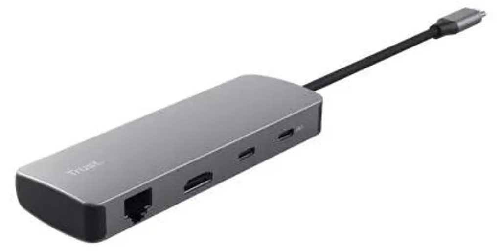 Adaptateur USB-C multiport Trust avec double USB HDMI et Ethernet - 12