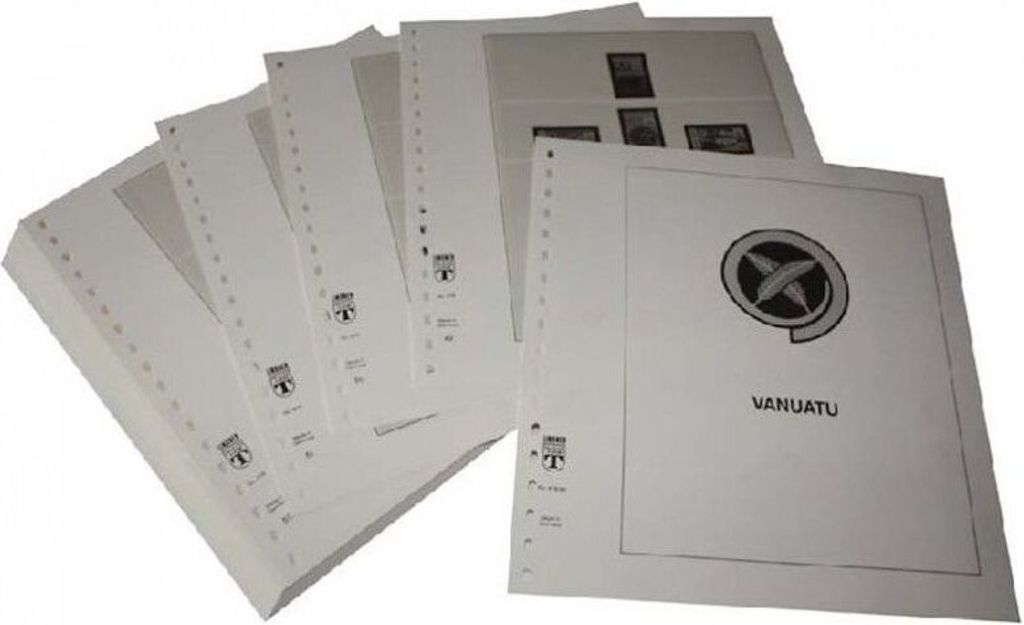 Lindner-T Vordruckblätter T478 Vanuatu - Jahrgang 1980 bis 1993