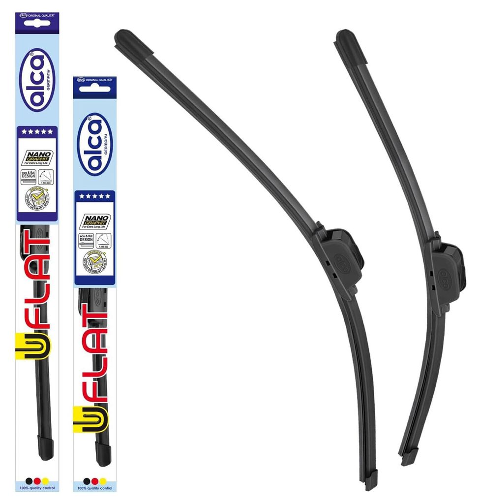 alca Scheibenwischer ideal für BMW X5 (11.2013 - 07.2018) U-FLAT Flachbalkenwischer