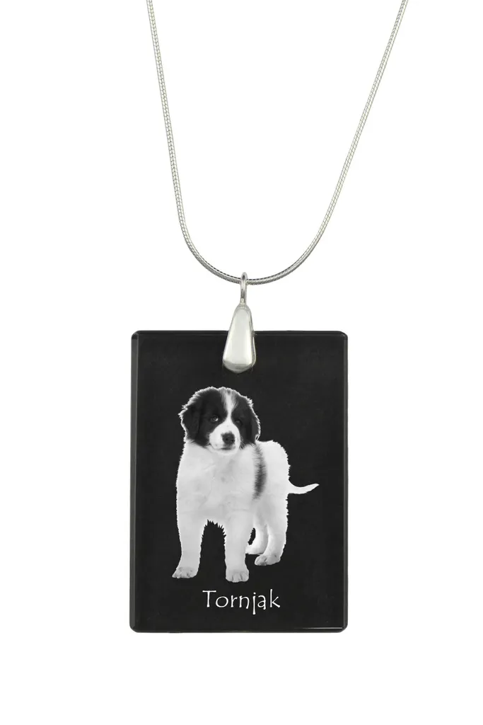 Regalo Originale Pastore Croato | Ciondolo Art-Dog Cristallo e Argento