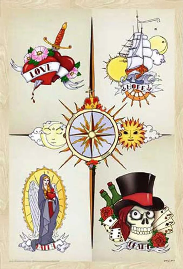 Offerta Poster Tattoo Cerchio della Vita + Cornice Shinsuke Maxi Rovere