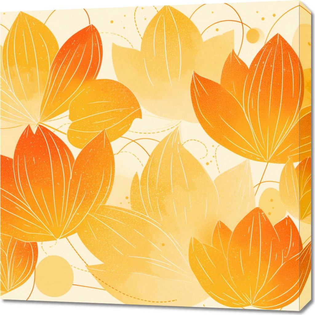 Bild 70x70cm Herbstvisualisierung