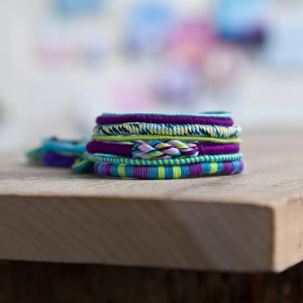 Machine à tisser Loopdedoo : kit création bracelets DIY personnalisés - 9