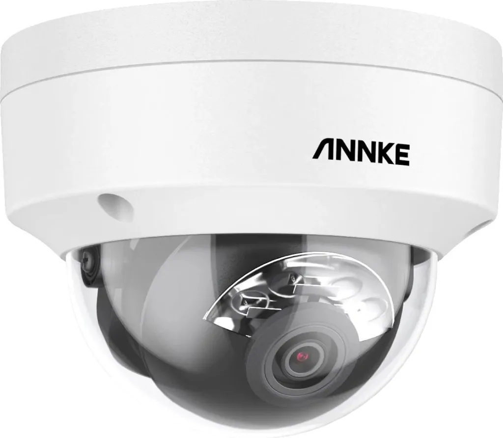 Dôme de vidéosurveillance 12MP extérieur avec vision nocturne couleur