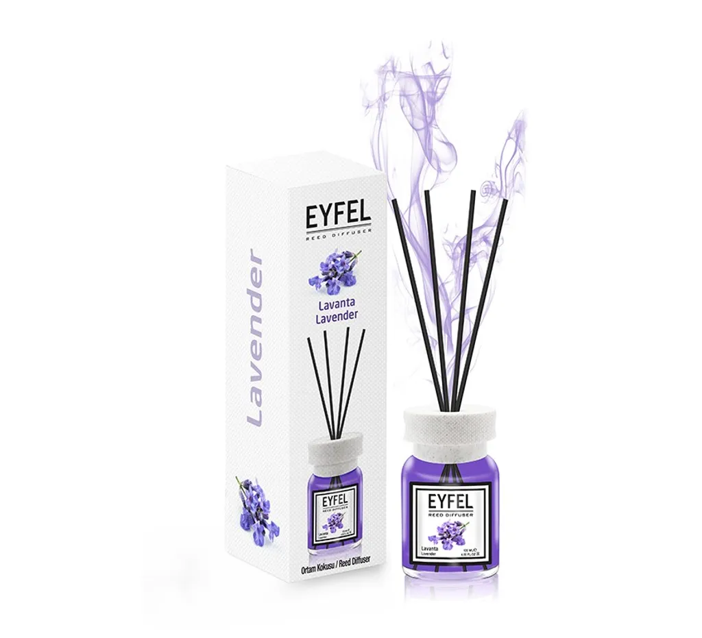 Parfum d'ambiance EYFEL Lavande 120 ml - Diffuseur à bâtonnets Premium - 2