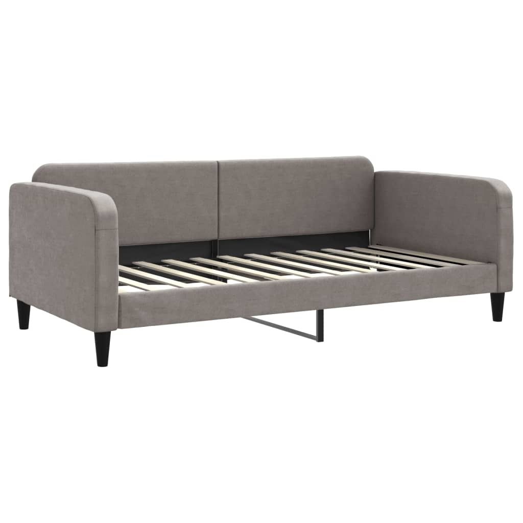 vidaXL Tagesbett Taupe 100x200 cm Stoff Produktbild 
