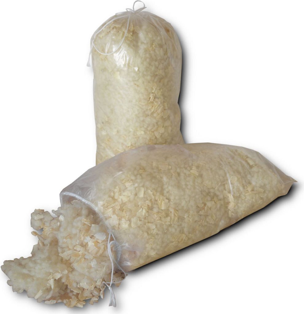 2x Merino Schafschurwollkugeln + Zirbe Nachfüllpack mit je Produktbild 