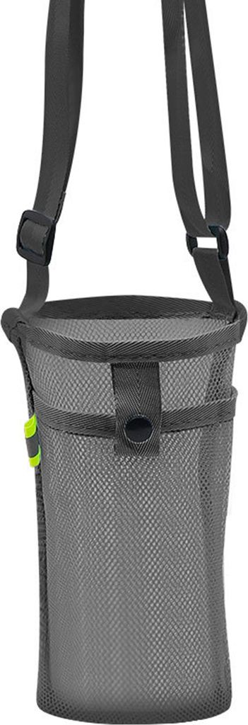 Wasserflaschentasche mit Riemen, Netz-Wasserflaschenhalter, Umhängetasche, verstellbarer Wasserflaschenträger für Spaziergänge, Sport, Wandern,...