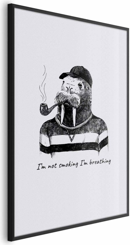 Posterpapier Poster - I'm Not Smoking. I'm Breathing 60x90 cm Tiere g-C-0140-ao-a