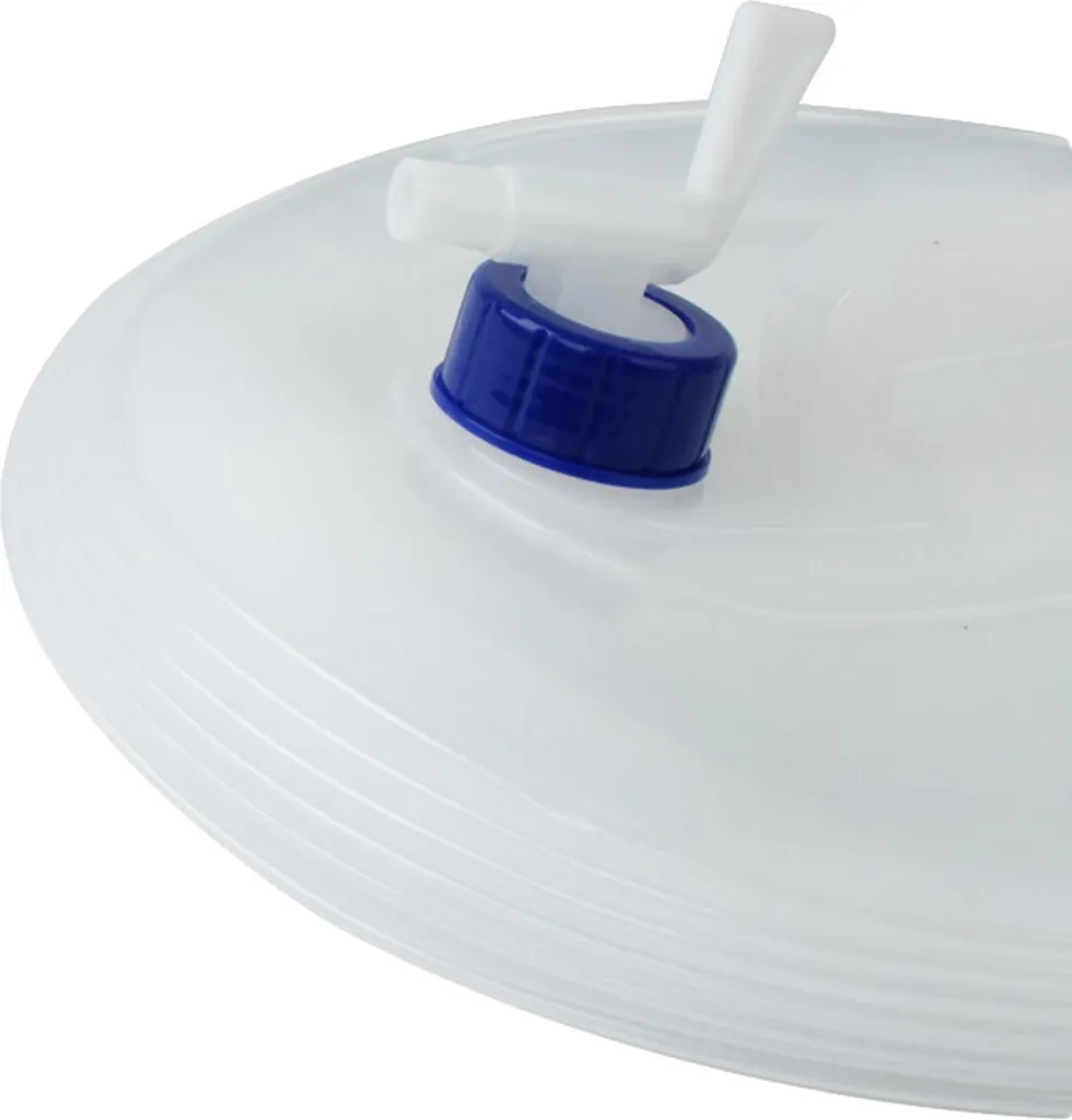 Récipient à eau pliable 10L avec robinet - Jerrican alimentaire souple