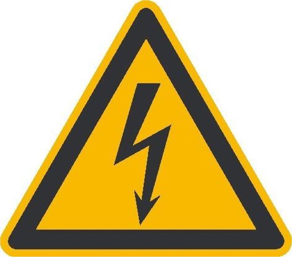 Warnschild Fol 500 St. elektr.Spannung SL15mm