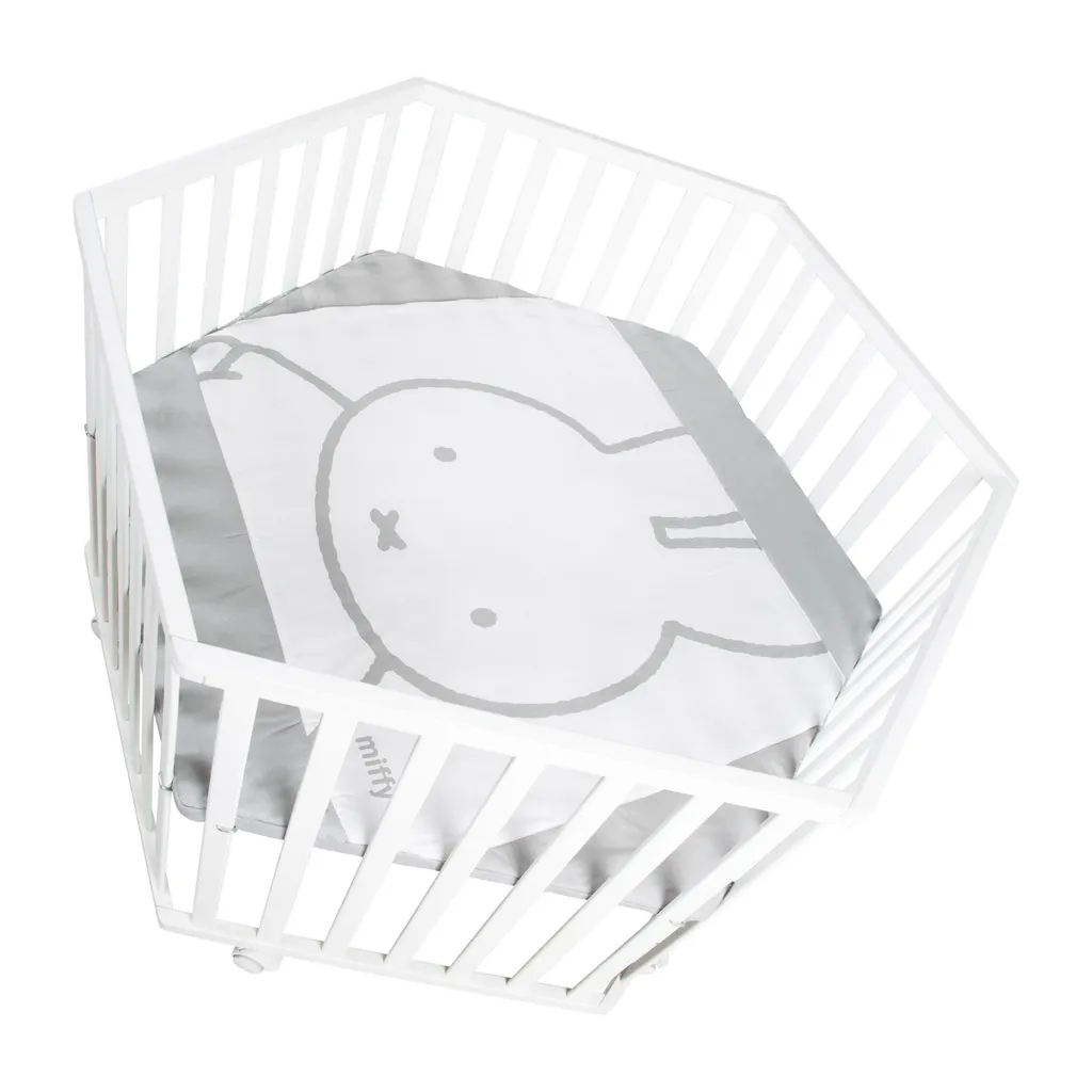 Parc bébé hexagonal blanc roba miffy : sécurité et confort dos préservé - 5