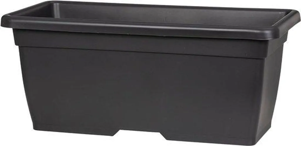 Jardinière gris métallisé 80 cm : la solution légère et durable dehors