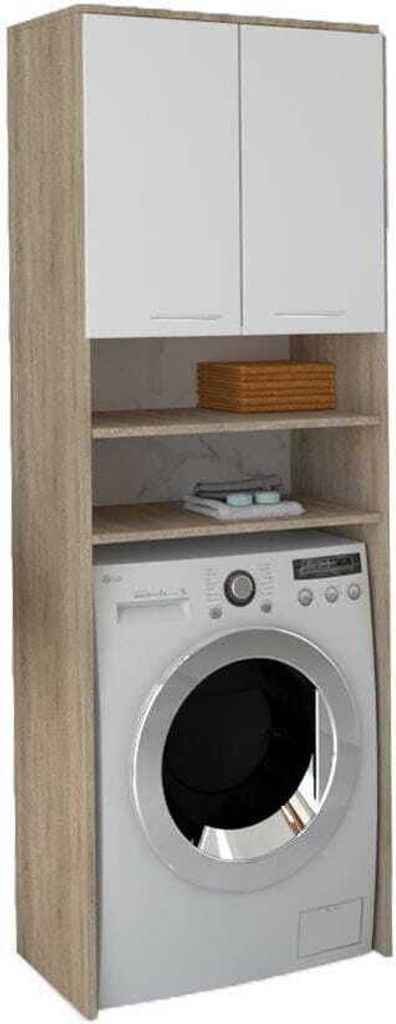 Badezimmerschrank Über Waschmaschine Hochschrank Regal Produktbild 