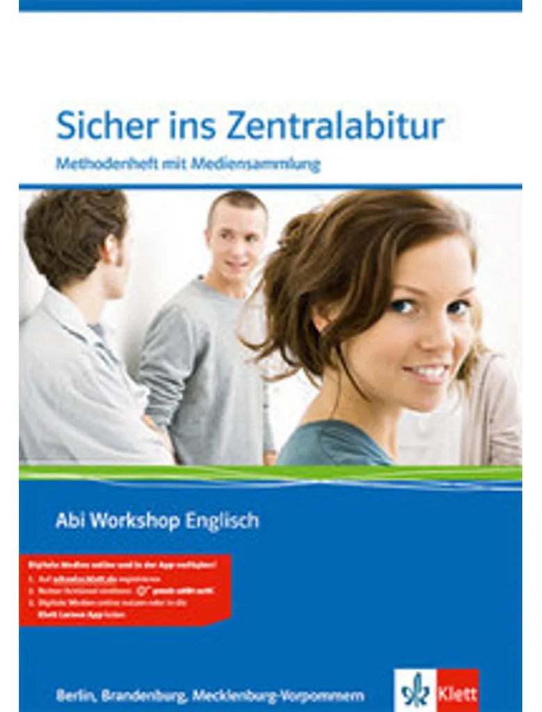 Livre d'anglais Abi Workshop pour réussir l'Abitur sans stress Klett
