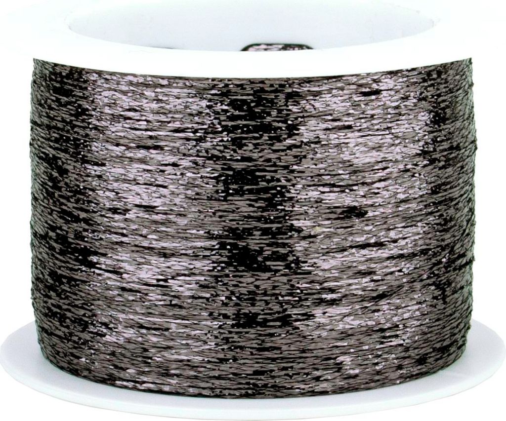 Woolly Hugs Glitzer,25 g/1000m, Beilaufgarn z. Mitstricken, (305 graphit)